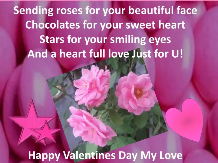 sending roses for your beautiful face chocolates