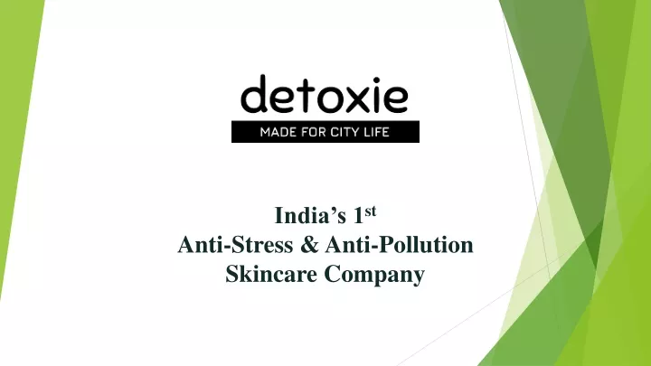 india s 1 st anti stress anti pollution skincare