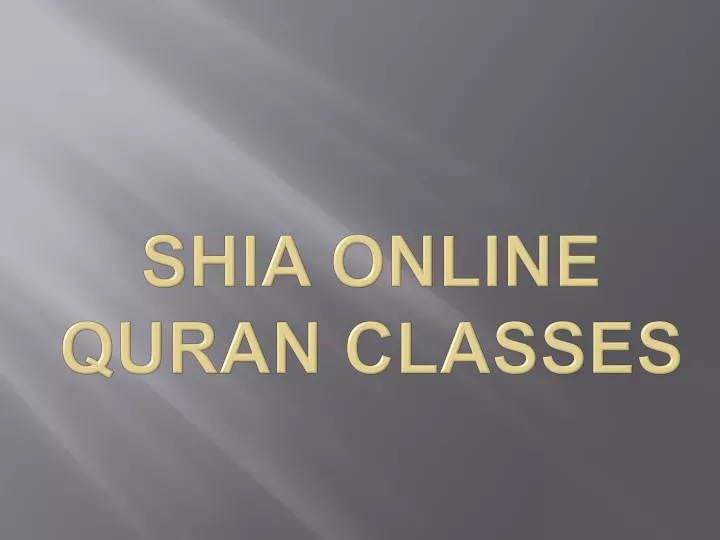shia online quran classes