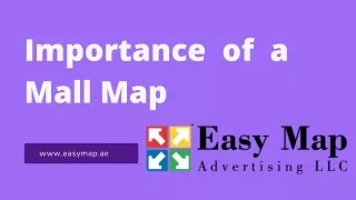 Importance of a mall maps | Dubai mall maps | Mall map designers in Dubai