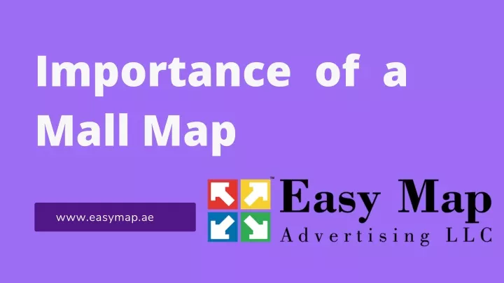 importance of a mall map