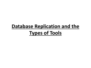 Database Replication Tool