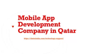 mobile app development company in qatar