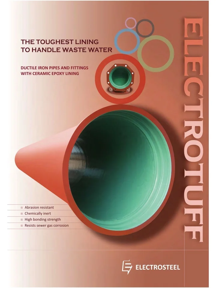 PPT - ELECTROTUFF Ductile Iron Pipes & Fittings with Epoxy Coating ...