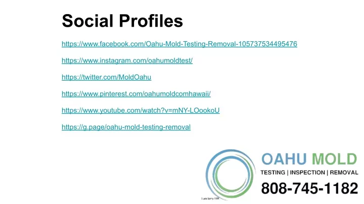 social profiles