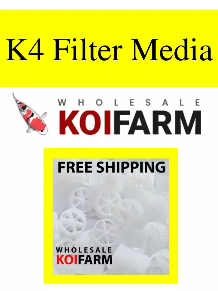 k4 filter media