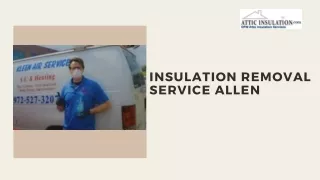 insulation removal service allen