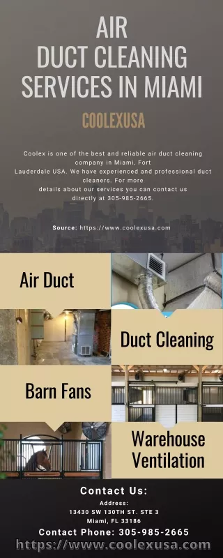 Choose Online Air Duct Cleaning Services in Miami