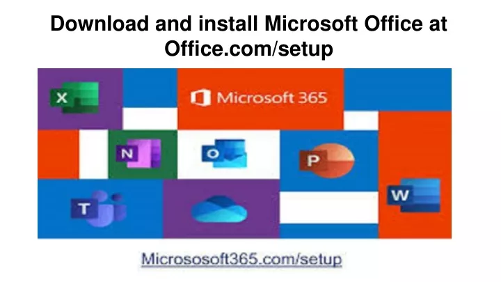 download and install microsoft office at office