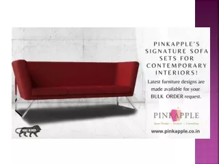PinkApple's Signature Sofa Sets