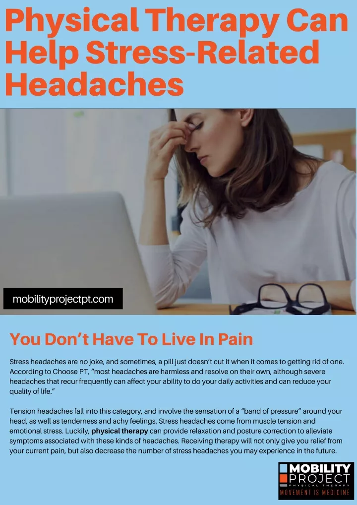 physical therapy can help stress related headaches