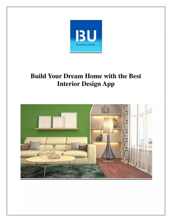 build your dream home with the best interior