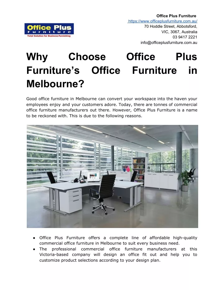 office plus furniture https