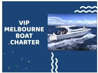 Private Boat Hire in Melbourne