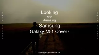 FREE Shipping – COD Avail – SAMSUNG GALAXY M51 Covers – Sowing Happiness