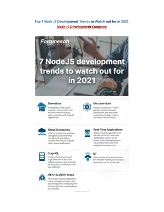 Top 7 Node JS Development Trends in 2021