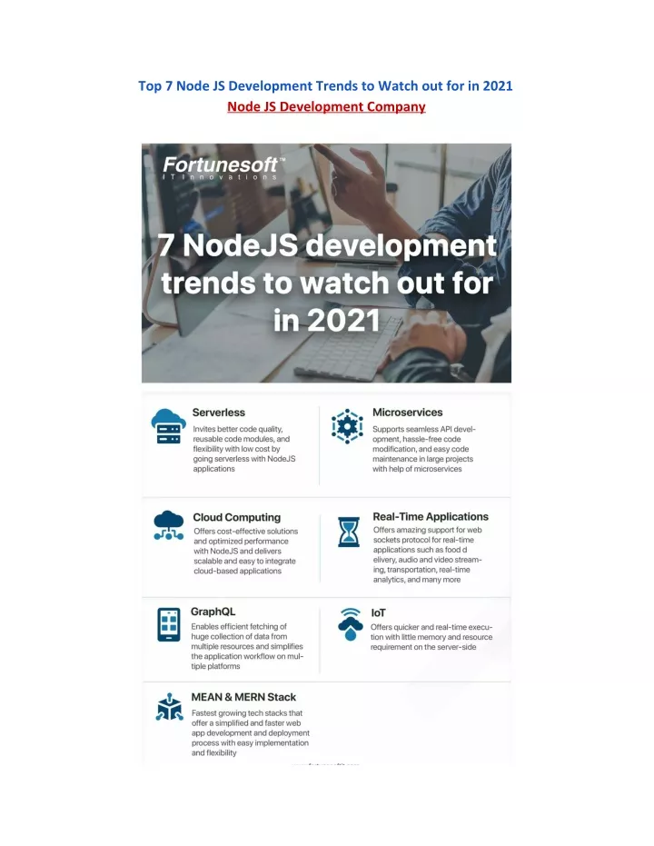 top 7 node js development trends to watch
