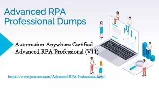 advanced rpa advanced rpa professional dumps