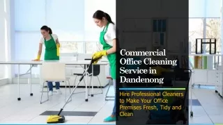 Find Professional Commercial Office Cleaning Service Provider in Dandenong