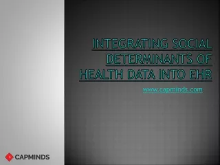 integrating social determinants of health data into ehr