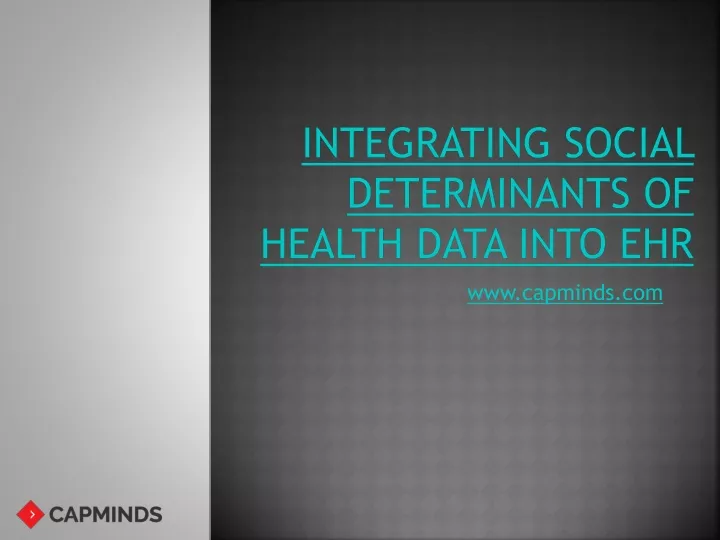 integrating social determinants of health data into ehr