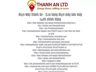 Điện máy Thành An - Cửa hàng điện máy bán máy lạnh chính hãng