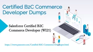 Salesforce Certified B2C Commerce Developer Dumps