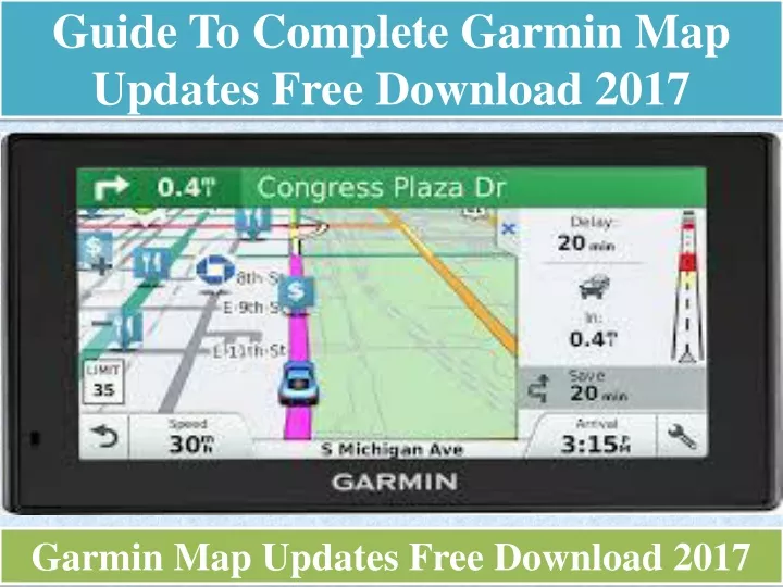guide to complete garmin map updates free download 2017