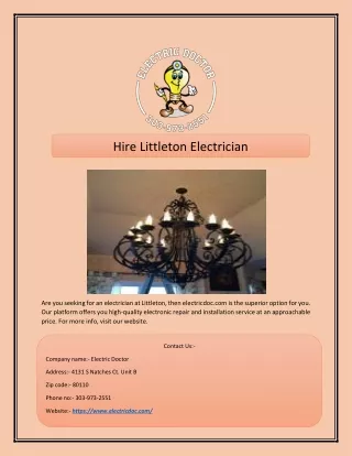 hire littleton electrician