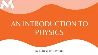 an introduction to physics