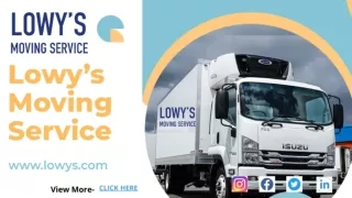 The #1 Lowy’s moving and storage Services in New Jersey since 1924