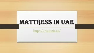 Mattress in UAE