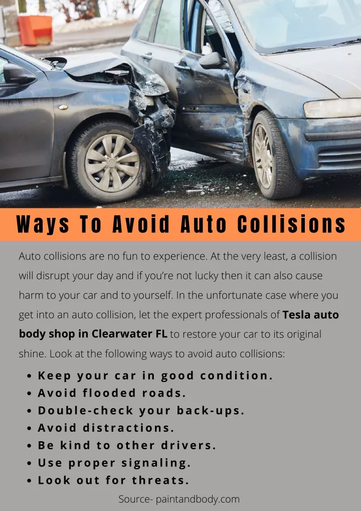 ways to avoid auto collisions