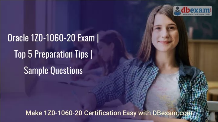 oracle 1z0 1060 20 exam top 5 preparation tips