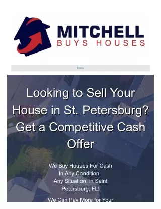 We buy houses in St. Petersburg