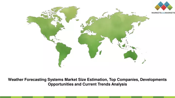 weather forecasting systems market size