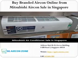 Buy Branded Aircon Online from Mitsubishi Aircon Sale in Singapore