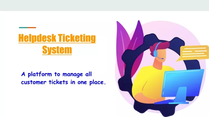 helpdesk ticketing system