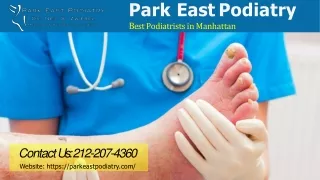 Best Podiatrists in Manhattan | Guaranteed Solutions | Park East Podiatry