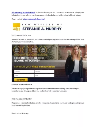 dui attorney in rhode island criminal attorneys