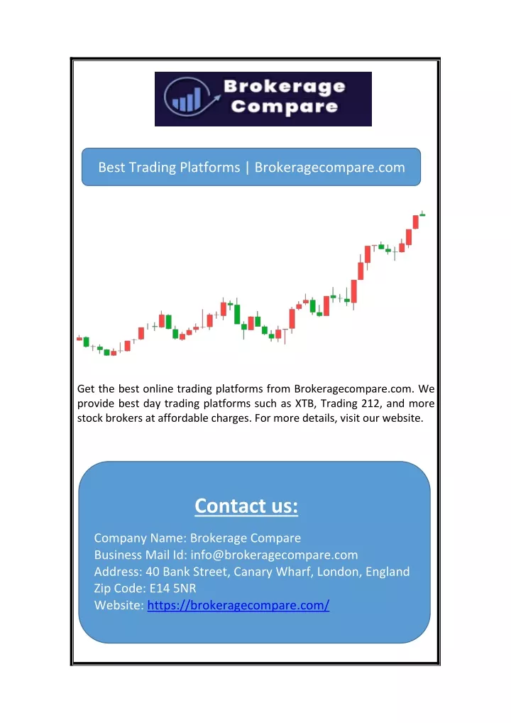 best trading platforms brokeragecompare com