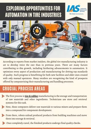 exploring opportunities for automation in tire
