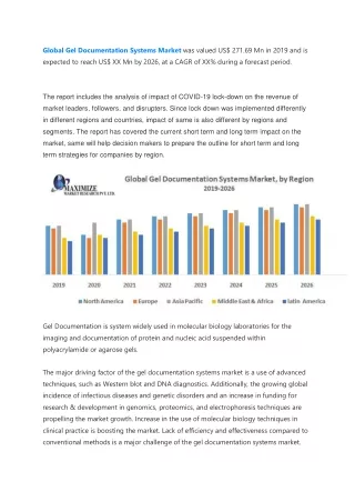 global gel documentation systems market