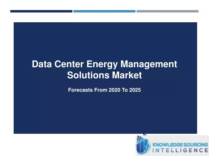 data center energy management solutions market
