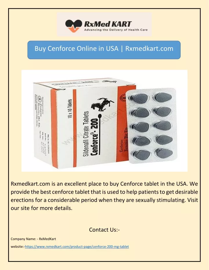 buy cenforce online in usa rxmedkart com