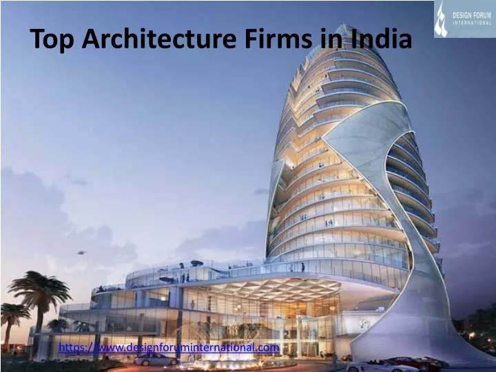 top architecture firms in india