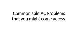 common split ac problems that you might come across