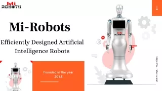 Advanced Humanoid & Artificial Intelligence Robot Technology