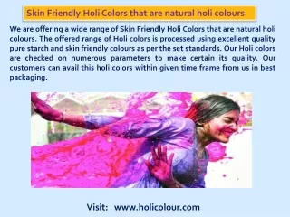 skin friendly holicolors that are natural holi