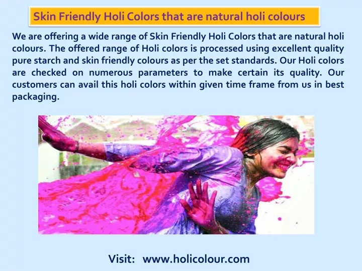skin friendly holicolors that are natural holi